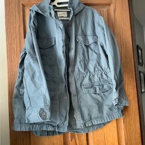 Blue utility jacket- worn twice
